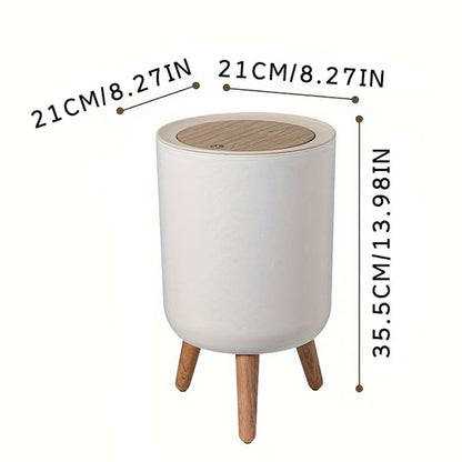 Poubelle Design avec Couvercle 2L/7L/10L pour Maison & Bureau