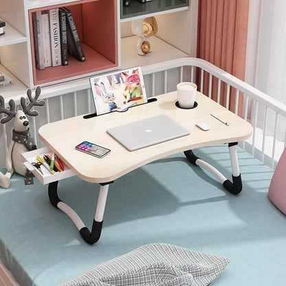 🖥️ Bureau Pliable Multifonction – Travaillez & Étudiez Partout