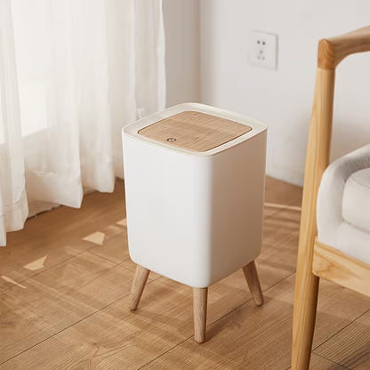 Poubelle Design avec Couvercle 2L/7L/10L pour Maison & Bureau