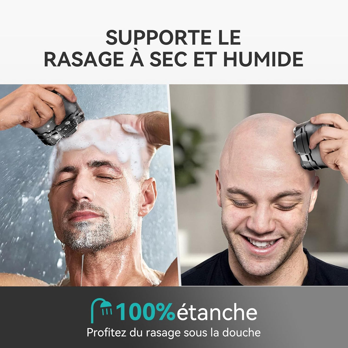 🔥 OFFRE DUO PREMIUM – Rasoir Électrique 6D + power bank Tour de Cou