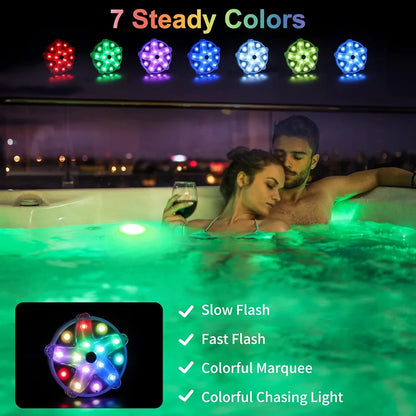 RIGAMIZ™ AquaLuxe – Lumières LED Flottantes Étanches pour Piscine