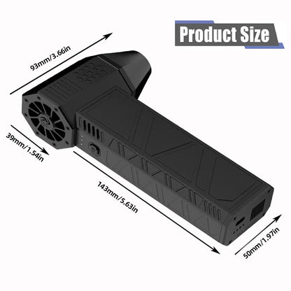 super power turbo fan + infrared thermometr