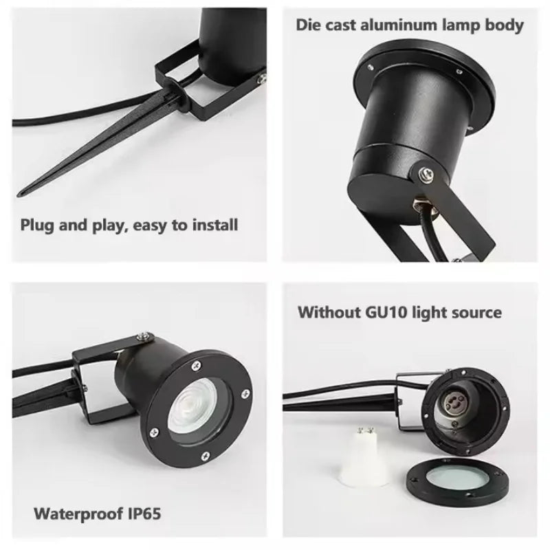 Spot Light Lumiz Pack *  قابل للتوجيه للاستخدام الداخلي والخارجي